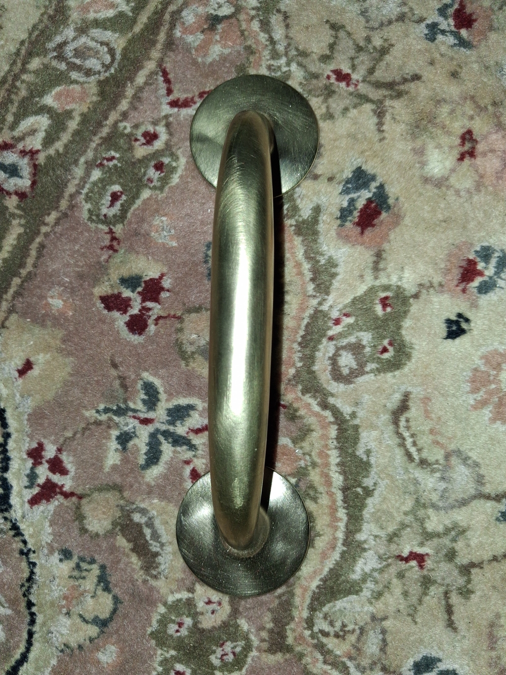 Vintage Solid Brass Door Pull Handle - Solid Curved Design